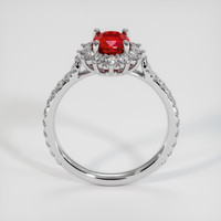 1.12 Ct. Ruby Ring, Platinum 950 3