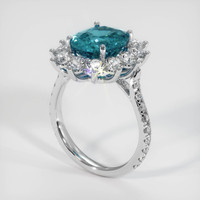 4.07 Ct. Sapphire Ring, Platinum 950 2