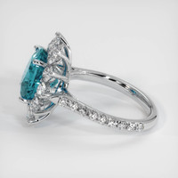 4.07 Ct. Sapphire Ring, Platinum 950 4