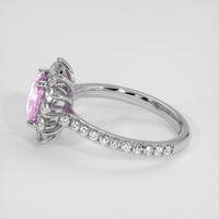 1.36 Ct. Pink Sapphire Ring, Platinum 950 4