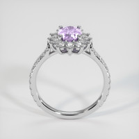 1.66 Ct. Purplish Pink Sapphire Ring, Platinum 950 3