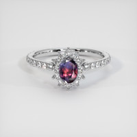 0.53 Ct. Bi Color Sapphire Ring, Platinum 950 1