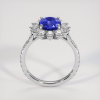 2.28 Ct. Blue Sapphire Ring, Platinum 950 3