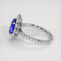 2.28 Ct. Blue Sapphire Ring, Platinum 950 4