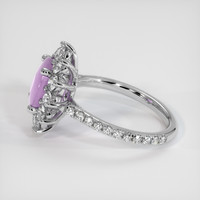4.22 Ct. Pink Sapphire Ring, Platinum 950 4