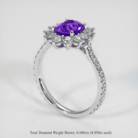 2.13 Ct. Sapphire Ring, Platinum 950 2