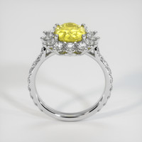 2.04 Ct. Yellow Sapphire Ring, Platinum 950 3