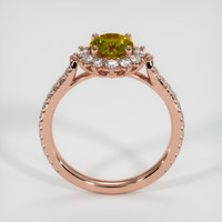 1.37 Ct. Sapphire Ring, 14K Rose Gold 3