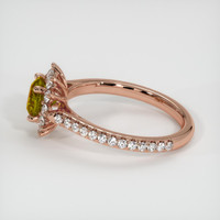 1.37 Ct. Sapphire Ring, 14K Rose Gold 4