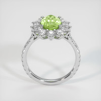 1.82 Ct. Green Tourmaline Ring, 10K White Gold 3