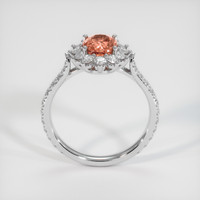1.17 Ct. Padparadscha Sapphire Ring, 10K White Gold 3