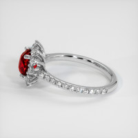 1.48 Ct. Ruby Ring, 10K White Gold 4