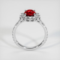 1.53 Ct. Ruby Ring, 10K White Gold 3