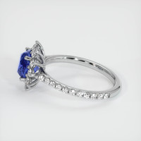 2.04 Ct. Sapphire Ring, 14K White Gold 4