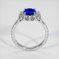 1.36 Ct. Blue Sapphire Ring, 14K White Gold 3