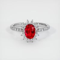 Ruby Ring 1.07 Ct. 14K White Gold Preview