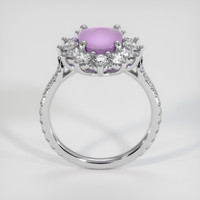 4.22 Ct. Pink Sapphire Ring, 14K White Gold 3