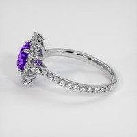 2.13 Ct. Sapphire Ring, 14K White Gold 4