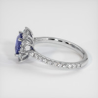 1.16 Ct. Sapphire Ring, 14K White Gold 4