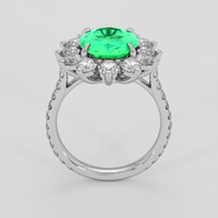 2.14 Ct. Emerald Ring, 18K White Gold 3