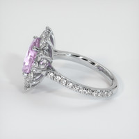2.14 Ct. Sapphire Ring, 18K White Gold 4