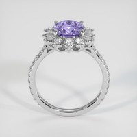 2.18 Ct. Purple Sapphire Ring, 18K White Gold 3