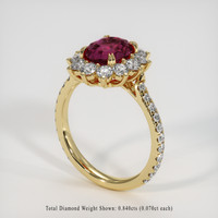 2.45 Ct. Gemstone Ring, 14K Yellow Gold 2