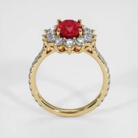 2.31 Ct. Ruby Ring, 14K Yellow Gold 3