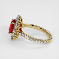 2.31 Ct. Ruby Ring, 14K Yellow Gold 4