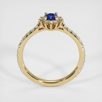 0.28 Ct. Sapphire Ring, 14K Yellow Gold 3
