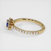 0.28 Ct. Sapphire Ring, 14K Yellow Gold 4