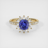 1.47 Ct. Sapphire Ring, 18K Yellow Gold 1