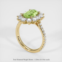 1.82 Ct. Gemstone Ring, 18K Yellow Gold 2