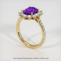 1.63 Ct. Gemstone Ring, 18K Yellow Gold 2