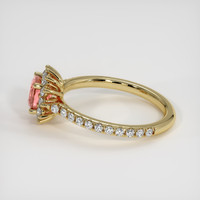 1.03 Ct. Sapphire Ring, 18K Yellow Gold 4