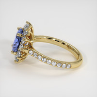 2.22 Ct. Sapphire Ring, 18K Yellow Gold 4