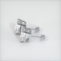 <span>8.24</span>&nbsp;<span class="tooltip-light">Ct.Tw.<span class="tooltiptext">Total Carat Weight</span></span> Sapphire Earrings, Platinum 950 2