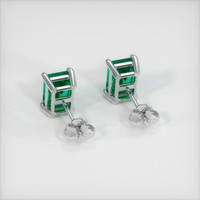 <span>1.23</span>&nbsp;<span class="tooltip-light">Ct.Tw.<span class="tooltiptext">Total Carat Weight</span></span> Emerald Earrings, Platinum 950 4