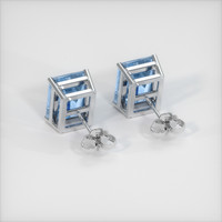 3.96 Ct.Tw. Gemstone Earrings, Platinum 950 4