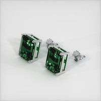 6.67 Ct.Tw. Gemstone Earrings, Platinum 950 2