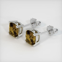 <span>3.16</span>&nbsp;<span class="tooltip-light">Ct.Tw.<span class="tooltiptext">Total Carat Weight</span></span> Gemstone Earrings, Platinum 950 2