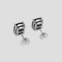 <span>3.89</span> <span class="tooltip-light">Ct.Tw.<span class="tooltiptext">Total Carat Weight</span></span> Grey Spinel Earrings, Platinum 950 4