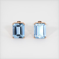 <span>3.96</span>&nbsp;<span class="tooltip-light">Ct.Tw.<span class="tooltiptext">Total Carat Weight</span></span> Gemstone Earrings, 14K Rose Gold 1