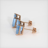 <span>3.96</span>&nbsp;<span class="tooltip-light">Ct.Tw.<span class="tooltiptext">Total Carat Weight</span></span> Gemstone Earrings, 14K Rose Gold 3