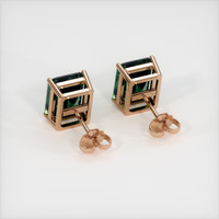 6.67 Ct.Tw. Gemstone Earrings, 14K Rose Gold 4