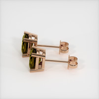 <span>3.27</span>&nbsp;<span class="tooltip-light">Ct.Tw.<span class="tooltiptext">Total Carat Weight</span></span> Gemstone Earrings, 14K Rose Gold 3