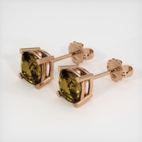 <span>3.16</span>&nbsp;<span class="tooltip-light">Ct.Tw.<span class="tooltiptext">Total Carat Weight</span></span> Gemstone Earrings, 14K Rose Gold 2