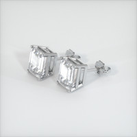 <span>8.24</span>&nbsp;<span class="tooltip-light">Ct.Tw.<span class="tooltiptext">Total Carat Weight</span></span> Sapphire Earrings, 14K White Gold 3