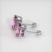 7.48 Ct.Tw. Gemstone Earrings, 14K White Gold 3