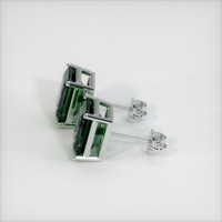 6.67 Ct.Tw. Gemstone Earrings, 14K White Gold 3